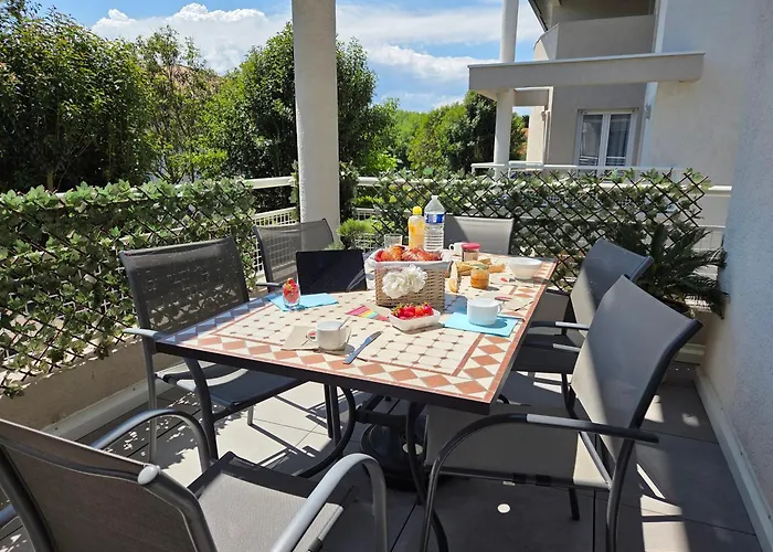 Apartamento Classé 3 étoiles Dans Résidence Standing Avec - Piscine Clim Parking Wifi Prêt Vélos - Ménage Et Linge Non Inclus Saint-Cyprien (Pyrenees-Orientales)